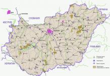 Карта венгрии на русском языке
